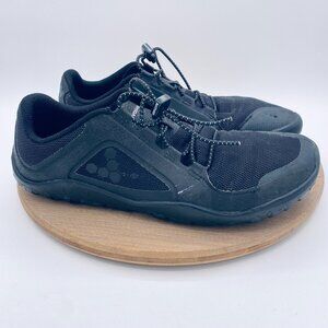 Vivio Barefoot Shoes Mens 11 44 Black Mesh Running Trail Trainers Minimalist